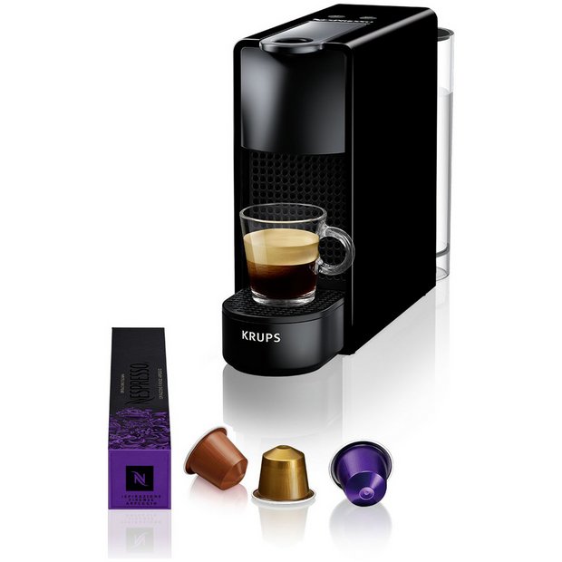 Maand Drijvende kracht Leerling Buy Nespresso Essenza Mini Pod Coffee Machine by Krups - Black | Coffee  machines | Argos