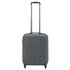 Antler Quadrant Small 4 Wheel Hard Suitcase - Blacku002FSilver