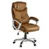 X-Rocker Leather Effect Executive Chair - Brown