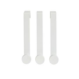 Argos Home Pack of 3 Hooks - White