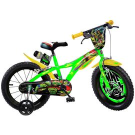 Dino Turtle Time 14 Inch Wheel Size Kids Beginner Bike