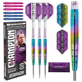 Red Dragon Peter Wright Snakebite 24g 90% Tungsten Darts Set