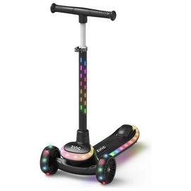 Zinc Sunshine Light Up 3 Wheel Scooter - Black