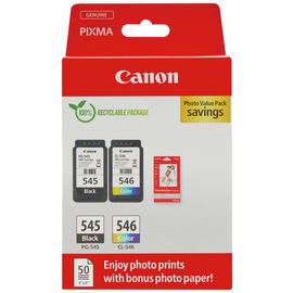 Canon PG-545 & CL-546 Ink Cartridge - Black & Colour