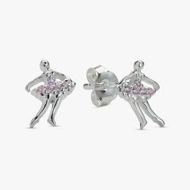 Revere Sterling Silver Ballerina Stud Earrings