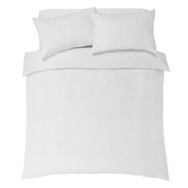 Habitat Brushed Cotton Plain Bedding Set