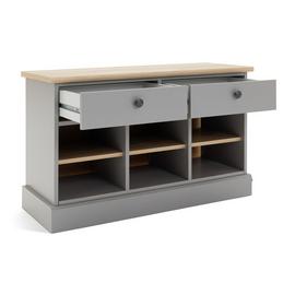 Argos Home Winchester Shoe Storage Bench - Grey