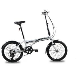 Cross 20" Unisex Folding Bike - Silver