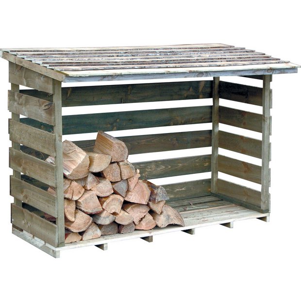 Buy Forest Garden Wooden Log Store at Argos.co.uk Your Online Shop