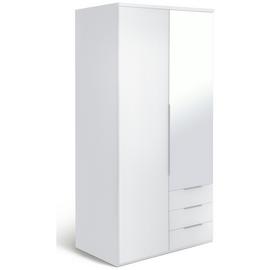 Argos Home Hallingford 2 Door 3 Drawer Mirror Wardrobe