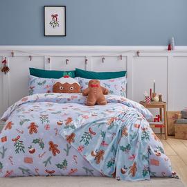 Catherine Lansfield Christmas Gingerbread Bedding Set