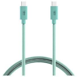 Juice 2m USB Type-C to USB Type-C Charging Cable - Teal