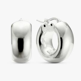 Revere Sterling Silver Polished Classic Hoop Earrings