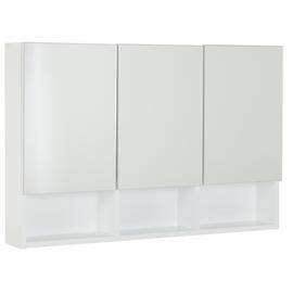 Argos Home 3 Door Mirrored Wall Cabinet - White