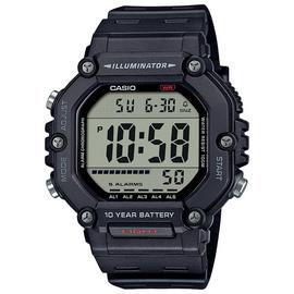 Casio Grey Dial Black Strap Digital Watch