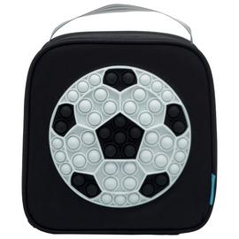 Smash Football Pop It Black Lunch Bag