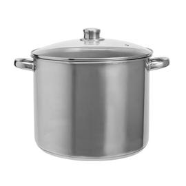 Argos Home 28cm Stainless Steel Stock Pot