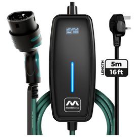 Masterplug 5m Mode 2 EV Charging Cable with 13A 3-Pin Plug