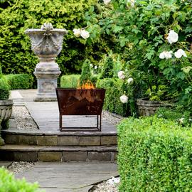Ivyline Outdoor Norfolk Fire Pit - Rust Iron