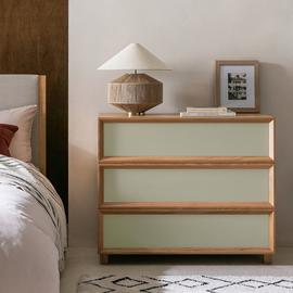 Habitat Weston 3 Drawer Chest - Grey & Oak