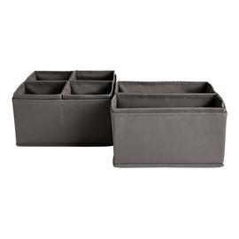 Argos Home Set of 8 Drawer Organiser - Grey