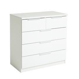 Argos Home Hallingford 5 Drawer Chest -White Gloss