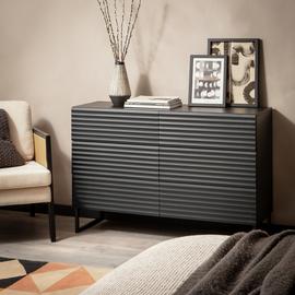 Habitat Cairo 6 Drawer Chest - Black
