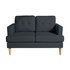Argos Home Joshua 2 Seater Fabric Sofa - Charcoal