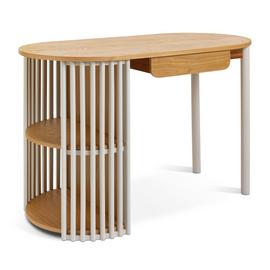 Habitat Rita 1 Drawer Office Desk - Natural