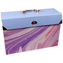 Cathedral A4 Expanding File Box - Rose Gold