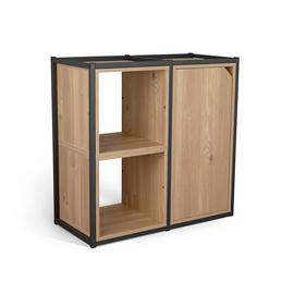 Argos Home Loft Living Short Shelving and Storage Unit- Oak