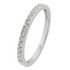 Revere Sterling Silver White Cubic Zirconia Stack Ring