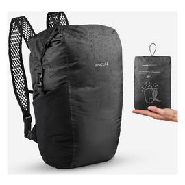 Decathlon Travel Waterproof Foldable Backpack 20L - Black