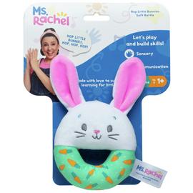 Ms. Rachel Hop Little Bunnies Soft Rattle