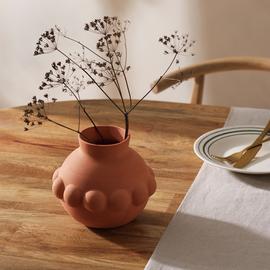 Habitat Small Beaded Terracotta Vase