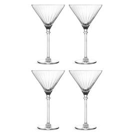 Habitat Optic Set of 4 Martini Glasses