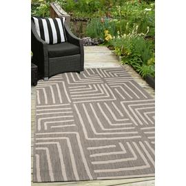 Homemaker Polypropylene Grey Rectangle Rug - 160 x 230cm