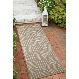 Homemaker Polypropylene Neutral Rectangle Runner - 67x200cm
