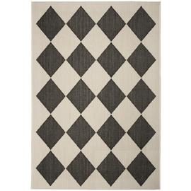 Homemaker Polypropylene Black Rectangle Rug - 120 x 170cm