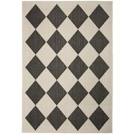 Homemaker Polypropylene Black Rectangle Rug - 160 x 230cm