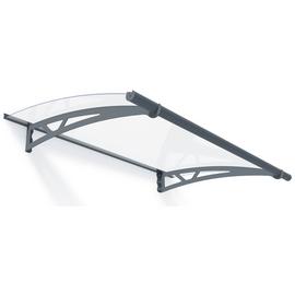 Palram Canopia 1500mm Altair Door Canopy - Grey Clear