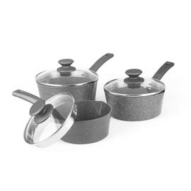 Salter Easypour 3 Piece Saucepan Set