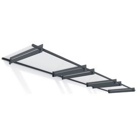 Palram Canopia 4500mm Nancy Door Awning - Grey Clear