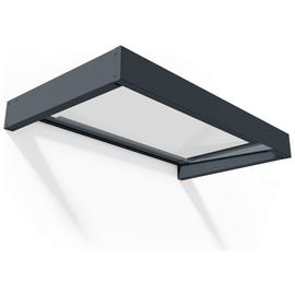 Palram Canopia 1600mm Sophia Door Awning - Grey Clear