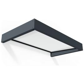 Palram Canopia 1600mm Sophia Door Awning Grey White Opal