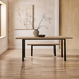 Habitat Zayn Dining Table, 2 Bench And 2 Chairs