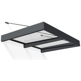 Palram Canopia 2000mm XL Sophia Door Awning - Grey Clear