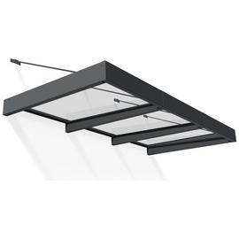 Palram Canopia 3000mm XL Sophia Door Awning - Grey Clear