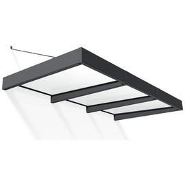 Palram Canopia 3000mm XL Sophia Door Awning Grey White Opal