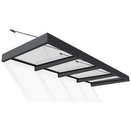 Palram Canopia 4000mm XL Sophia Door Awning - Grey Clear